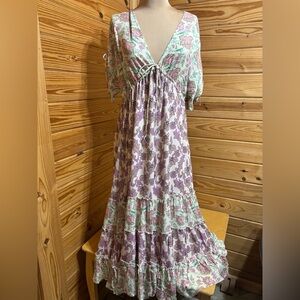 Nekane NKN Boho Floral Maxi Dress